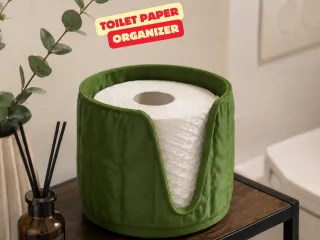 CUSHION TOILET PAPER ORGANIZER (ONE ROLL) 🧻✨