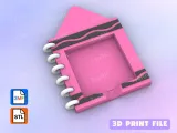 Post-It, Sticky Note Holder Spiral notebook crayon-0