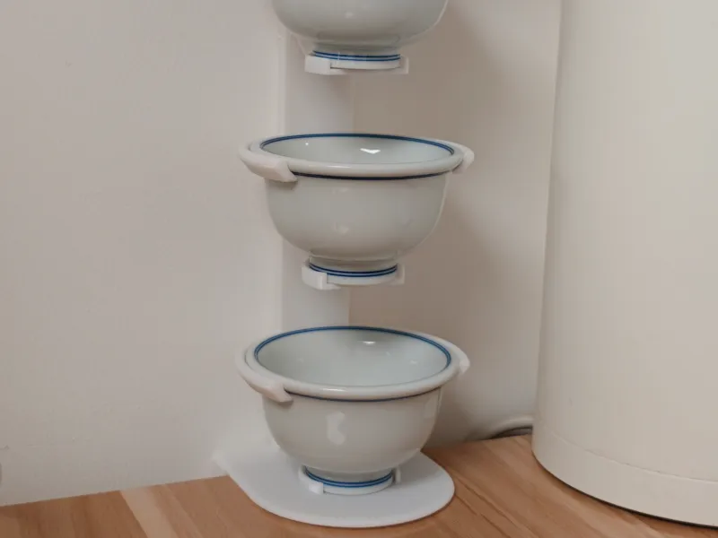 极简桌面悬空茶杯支架-Minimal Desk Floating Cup Stand