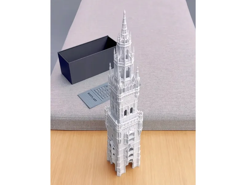 Grand coffret cadeau d'architecture de cathédrale gothique