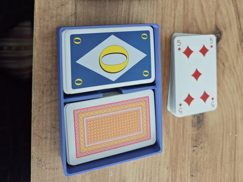 Universal Dual-Deck Card Box