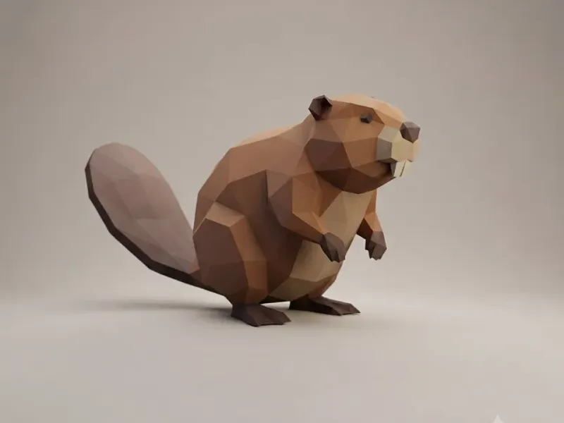 Low Poly Beaver