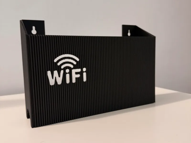 Support mural pour routeur – Organisateur WiFi imprimable en 3D