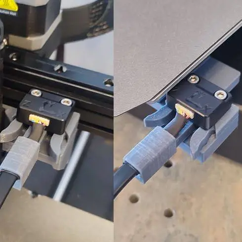 Ender-3 V3 KE - DocK Permanente para Sensor de Compensação de Vibração