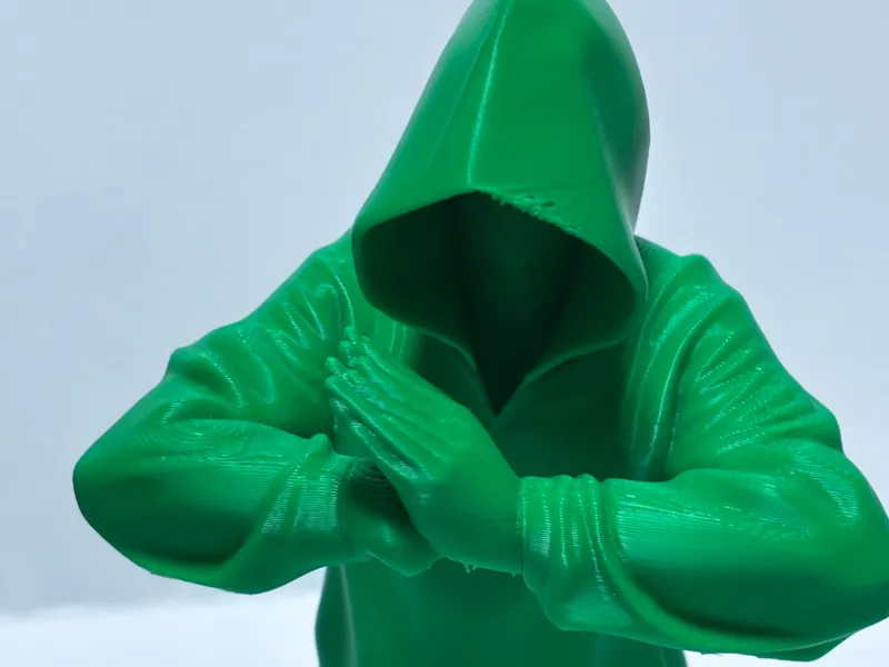 Kung fu man sculpture