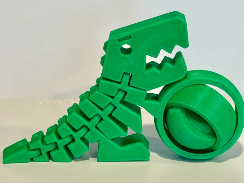 Flexi Rex พร้อมไจโรสโคปที่ใช้งานได้