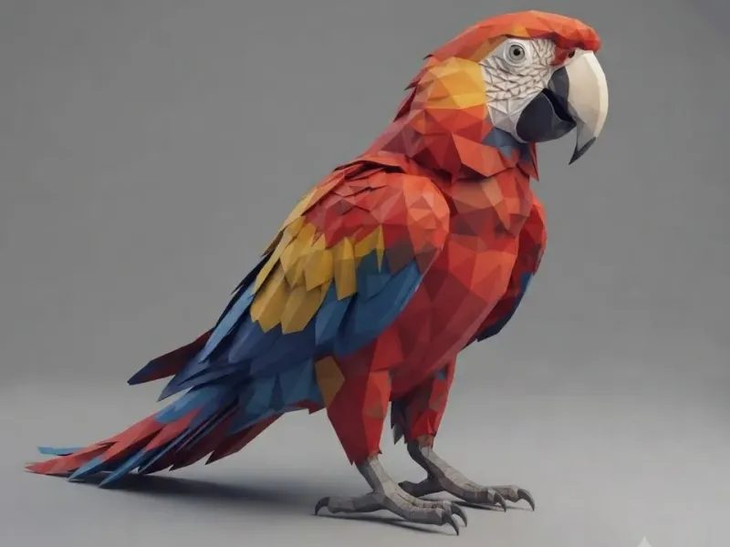 Low Poly Parrot