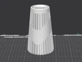 Modern Decoration Striped Vase, Geometric Vases