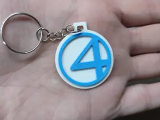 Fantastic 4 Keychain