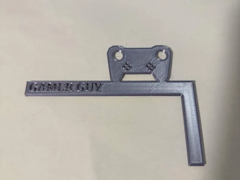 gamer guy controller door frame decoration