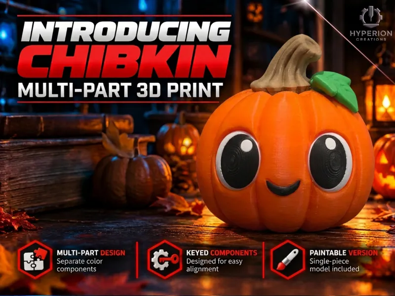 Chibkin-The Adorable Halloween Pumpkin!