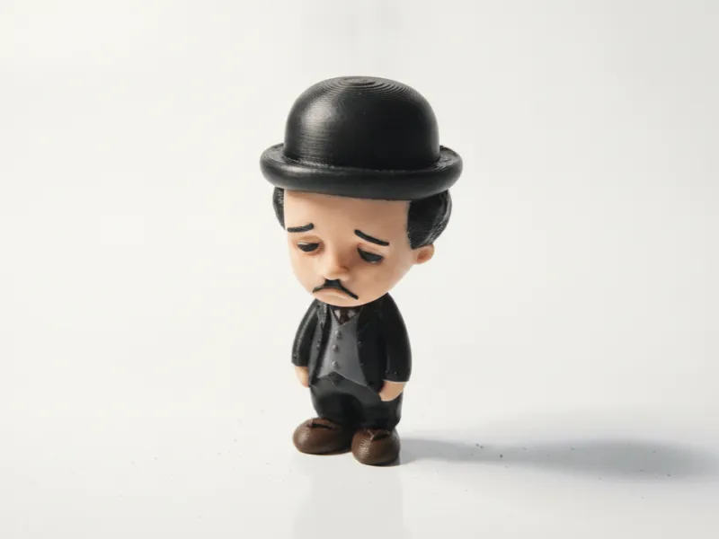 Sad Man Figurine Melancholy Character 3D Printable