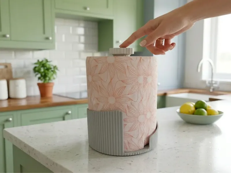 Kitchen Paper Holder - Push Button