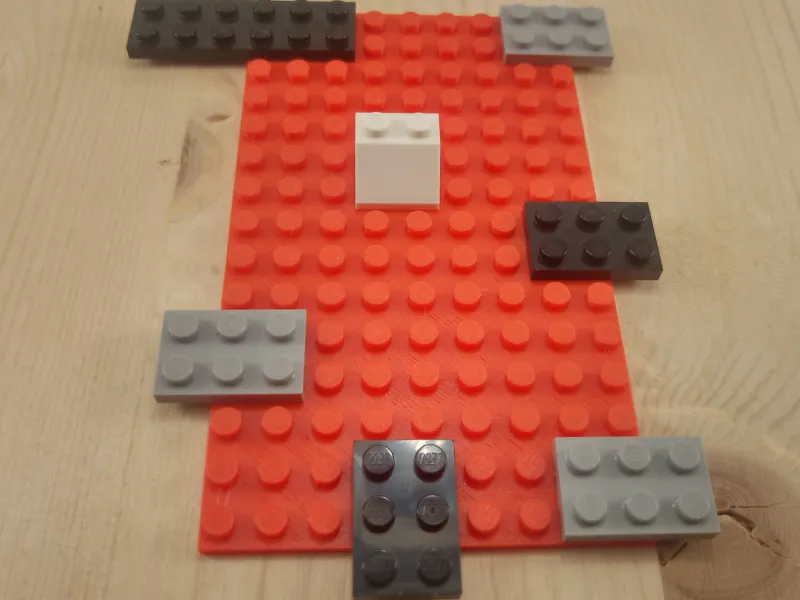 Plate 70x120 Lego Compatible