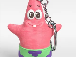 Patrik  (Sponge bob) keychain