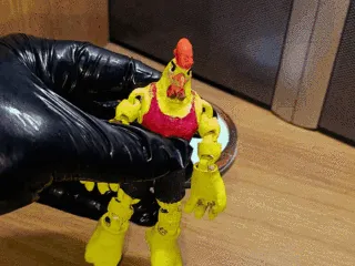 Buff Rooster Articulated