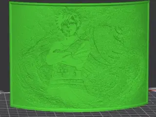 Gaara Lithophane
