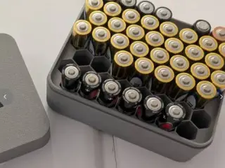 AA battery box, 52 pcs
