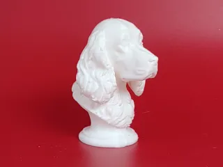 Springer Spaniel Dog Bust