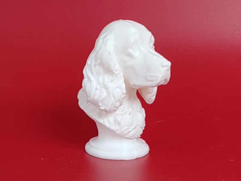 Springer Spaniel Dog Bust