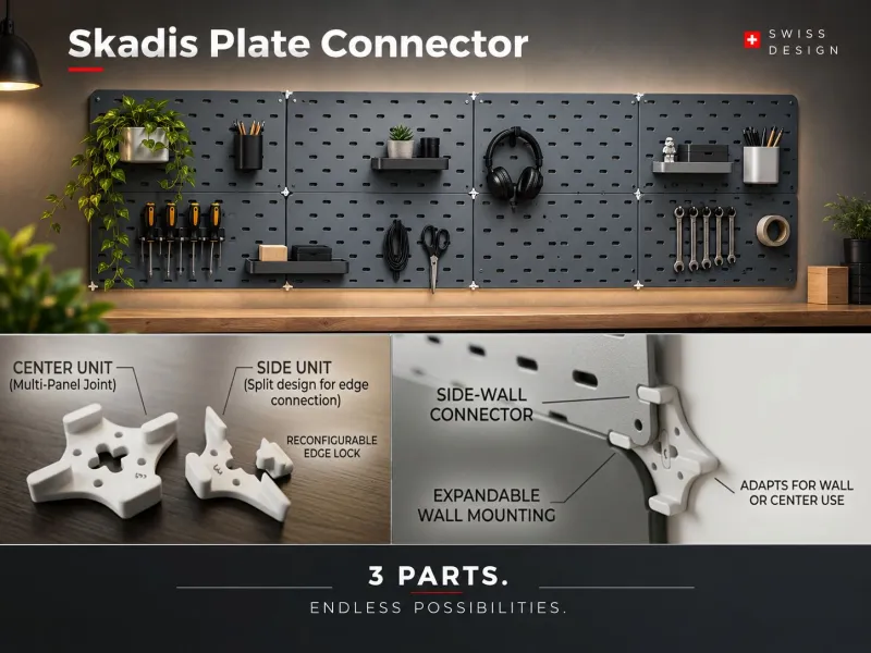 Skadis Plate Mater-Connector