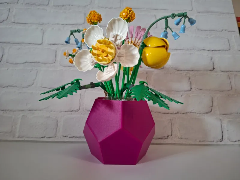 Pentagon flower pot – Pot de fleur Pentagone
