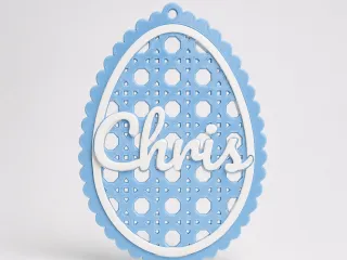 Chris's egg keychain