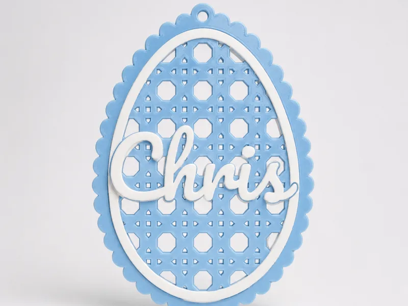 Chris's egg keychain