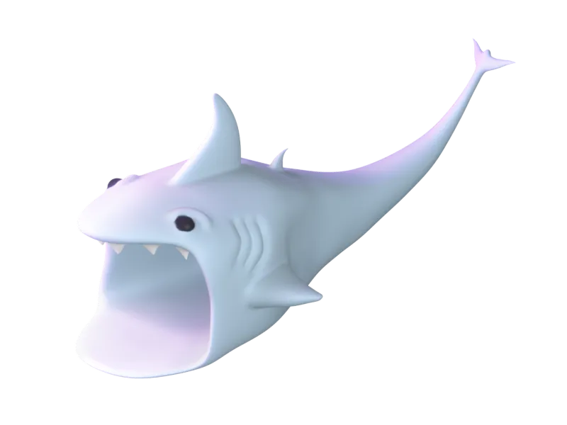 Cute shark shovel 🦈