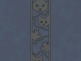 Cat Face Bookmark