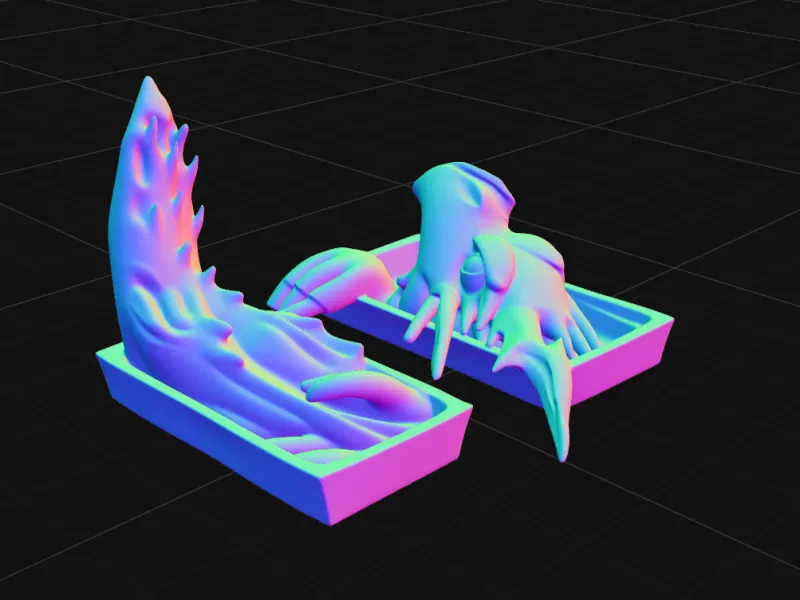 Kraken Ocean Bookends | Giant Squid Book Holder