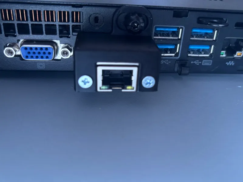 HP EliteDesk 800 G2 Mini — حامل منفذ RJ45 للشبكة