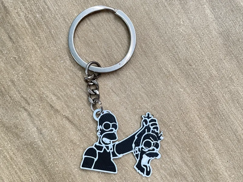 Chaveiro Homer Cabeça