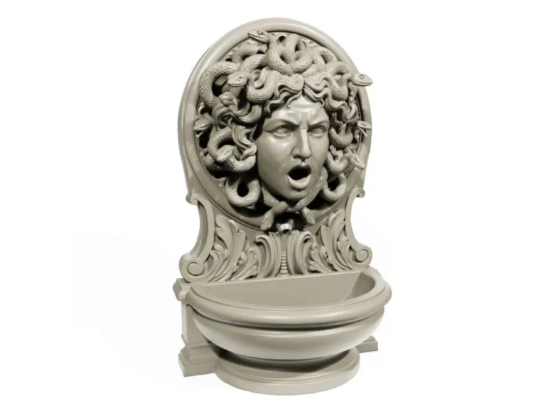Fontana a Muro di Medusa