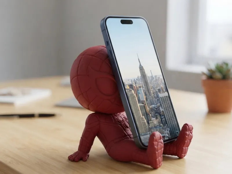 Suporte para celular Mini Homem-Aranha