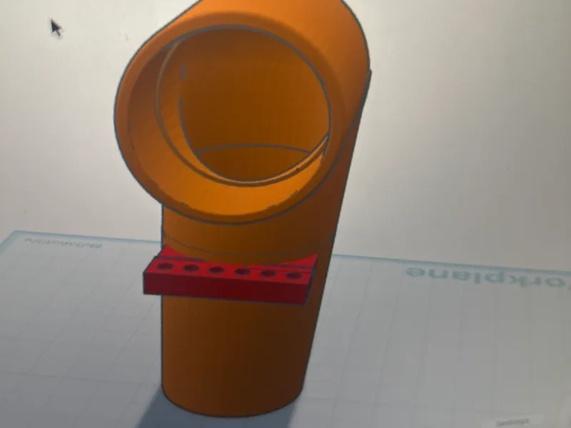 Four wheeler snorkel elbow with vent line holders