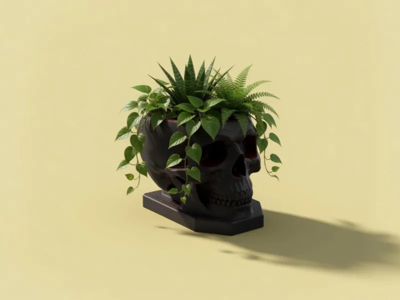 Skull Planter Pot