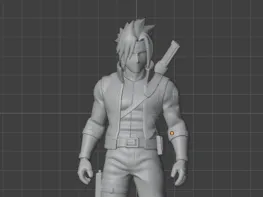 Sasuke como clink Barton de Vengadores
