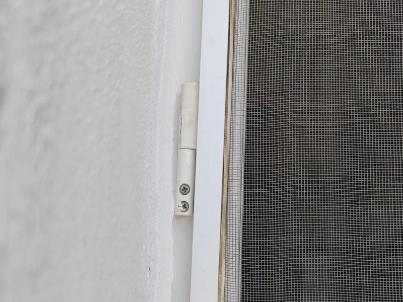 Hinge for Mosquito Net on Window