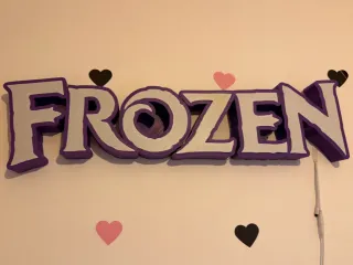 Frozen Led Letter