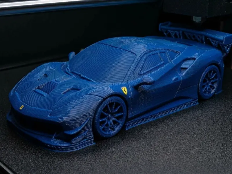 Ferrari 488 Pista de corrida em circuito
