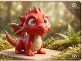🐉 Cute Mini 3D Dragon — The Perfect Little Guardian for You-0