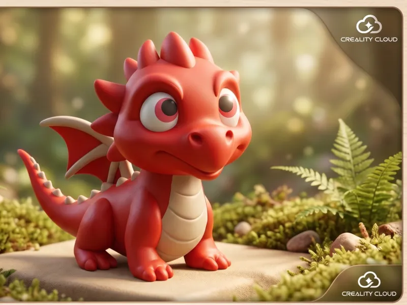 🐉 Cute Mini 3D Dragon — The Perfect Little Guardian for You