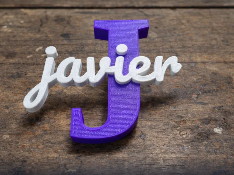 Wall Art Name Javier
