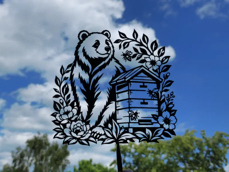 Décoration murale Ours et Ruche