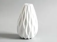 Ivory Lattice Vase