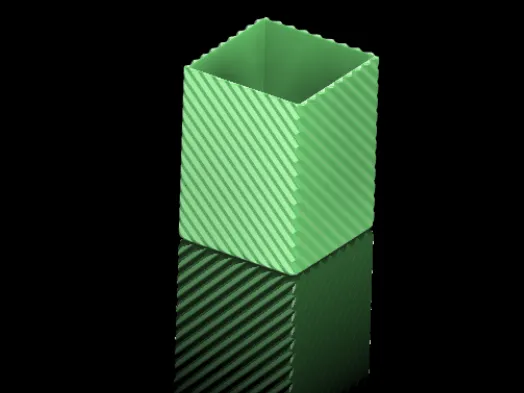 Futuristic desk container
