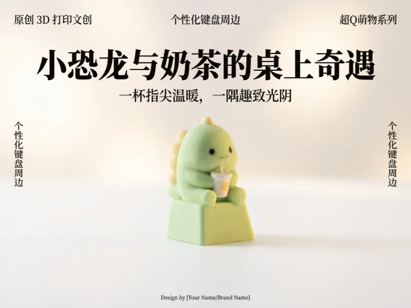 小恐龙带键帽