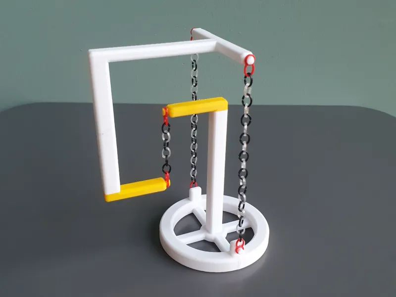 Tensegrity Structure with 3 Chains