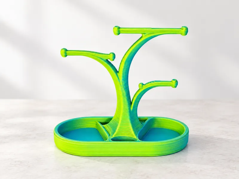 Support à bijoux en arche moderne avec plateau